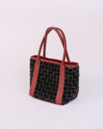 Bolso cholito granate