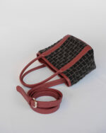 Bolso cholito granate