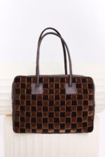 Bolso Inés Marrón Terciopelo