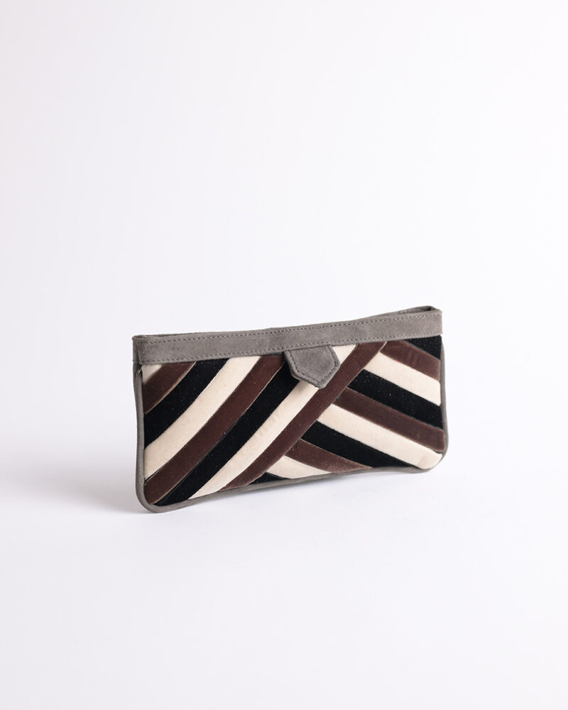 Bolso Alhena diagonal marrón frontal